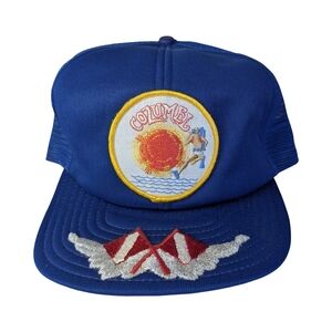 Vintage 80s/90s Foam Front Mesh Back Trucker Hat, Cozumel Tourist Hat